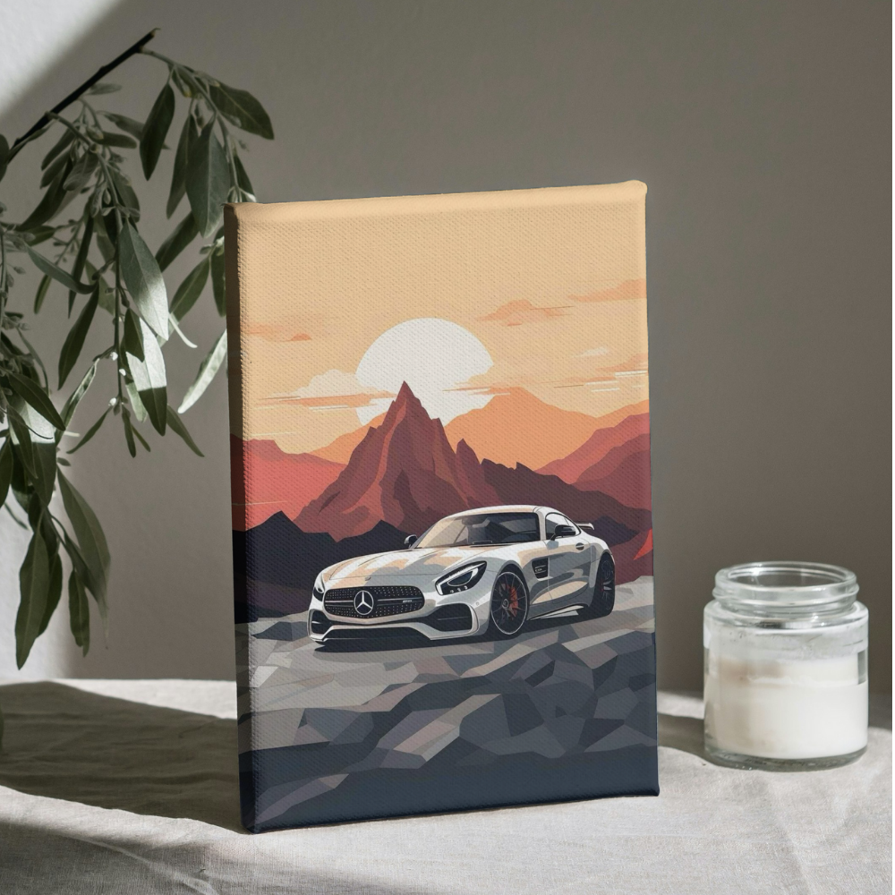 Mercedes - Kit de Pinturas por Números