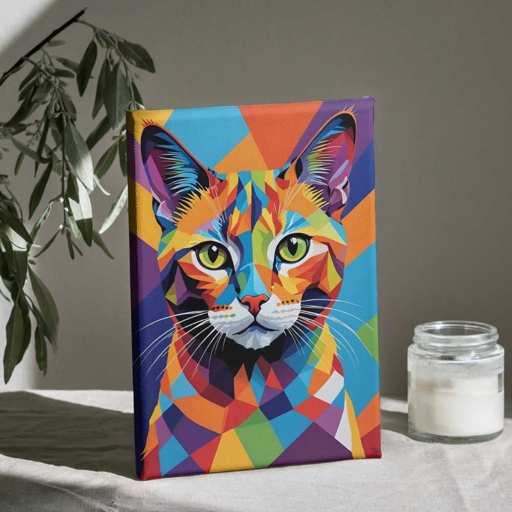 Gato - Kit de Pinturas por Números
