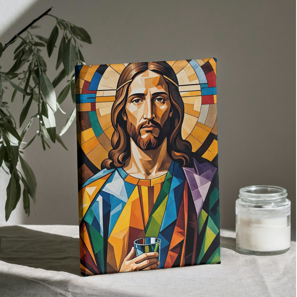 Rostro de Jesus - Kit de Pinturas por Números