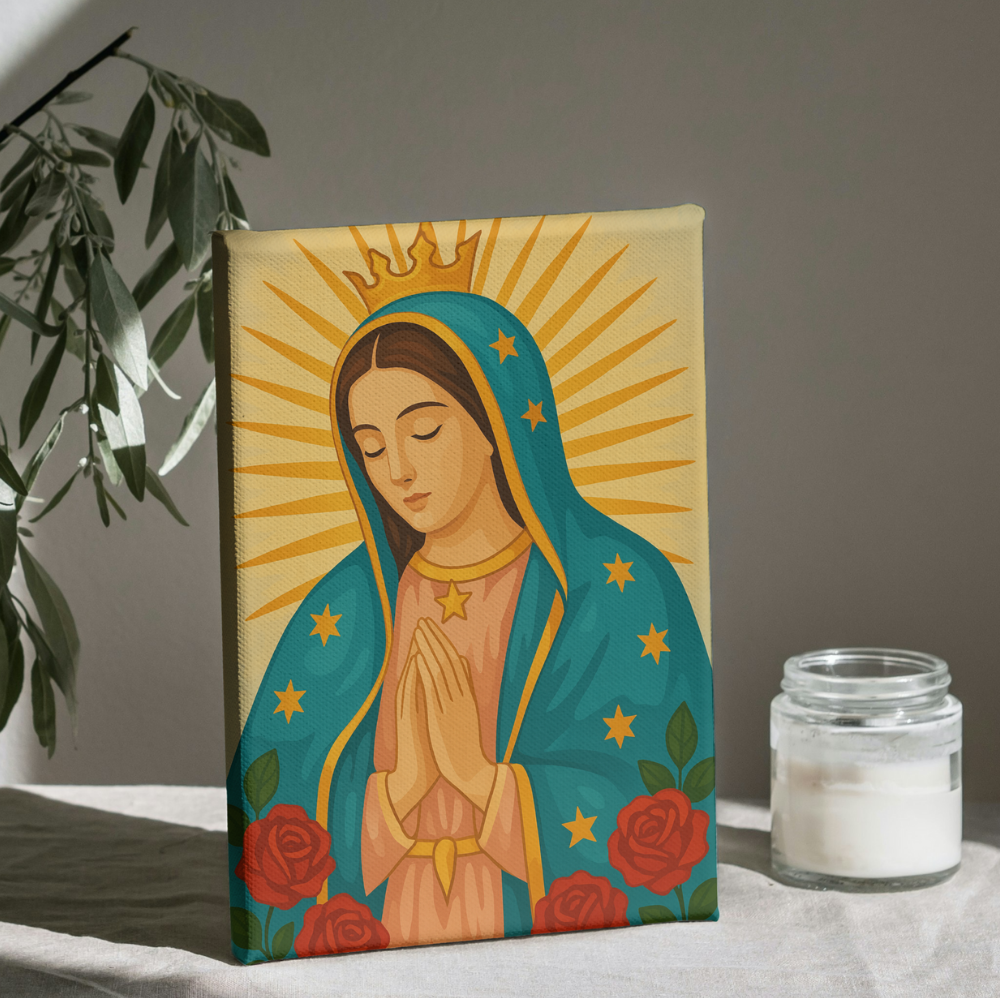 Virgen de Guadalupe - Kit de Pinturas por Números