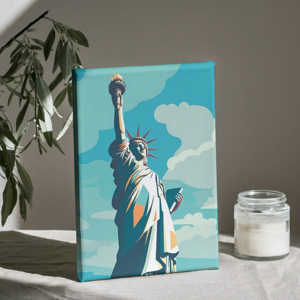 Estatua de la Libertad - Kit de Pinturas por Números