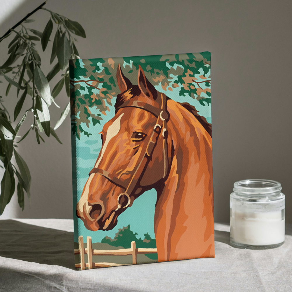 Caballo Paso Fino - Kit de Pinturas por Números