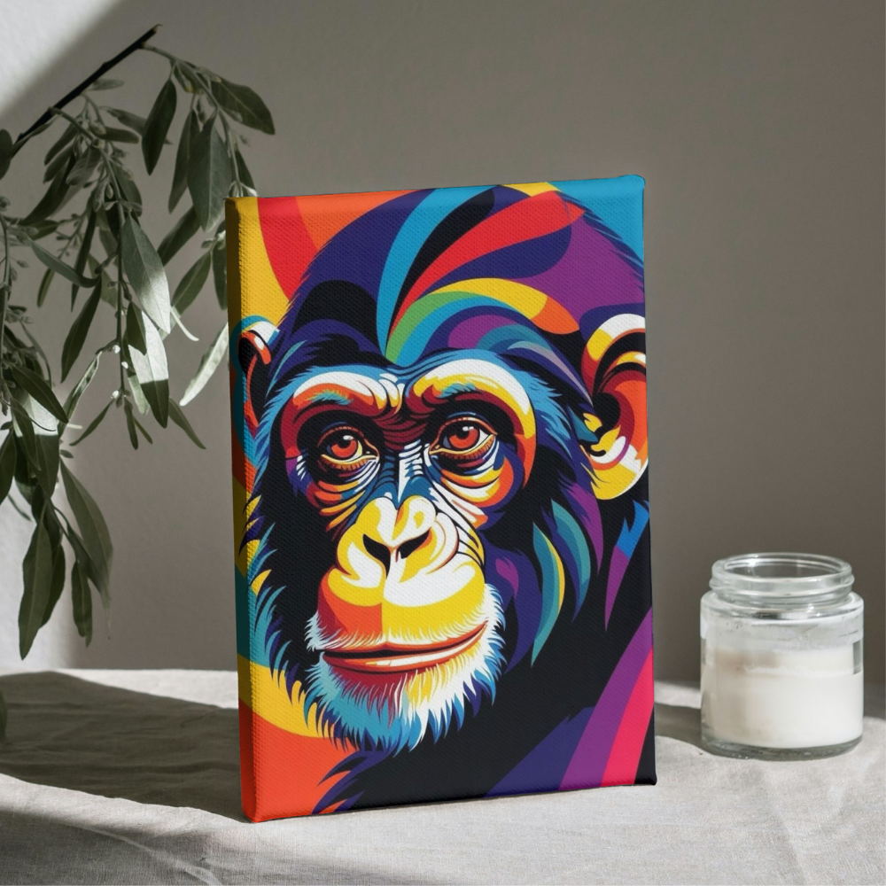 Mono - Kit de Pinturas por Números